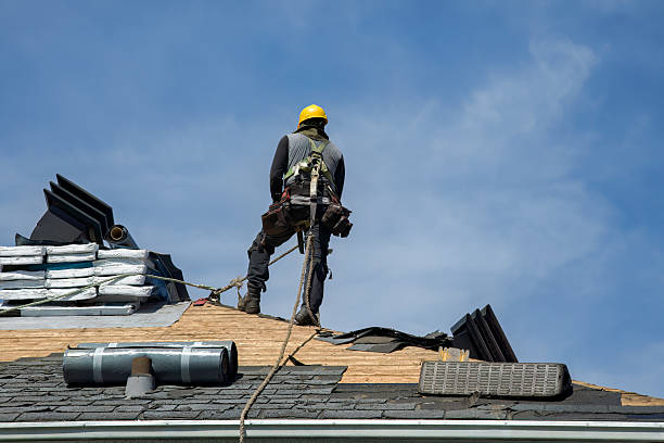 Professional Flat Roof Repair technician working in Black Hawk, CO